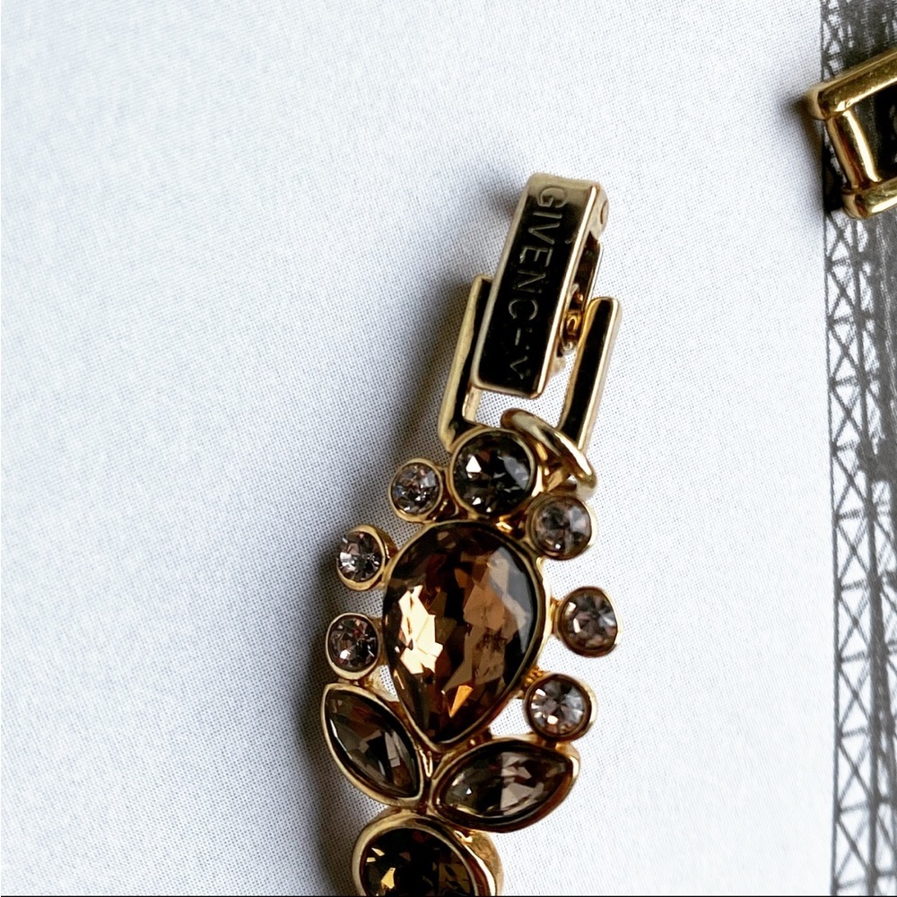 GIVENCHY stunning vintage crystal bracelet - Picture 4 of 12